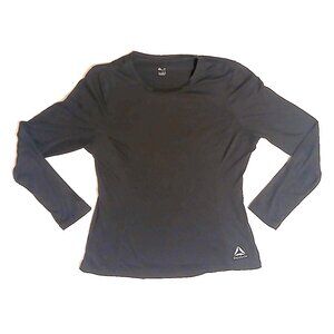 Reebok XL Pitch Black Long Sleeve Athletic Shirt – Performance Fit